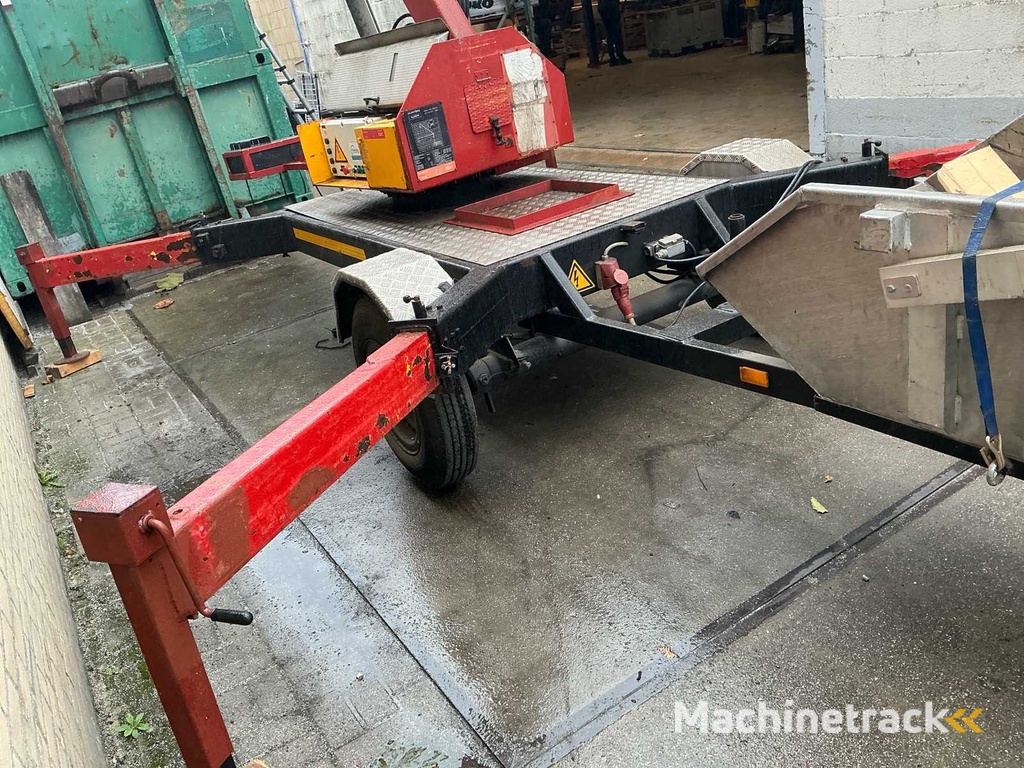 1989 Munsters HLD600 Hydraulische ladderkraan inclusief zelf kiepende bak aluminium