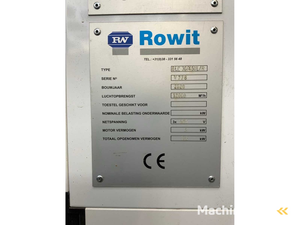 2020 Rowit BLC 30/450L/R Auspuffwand
