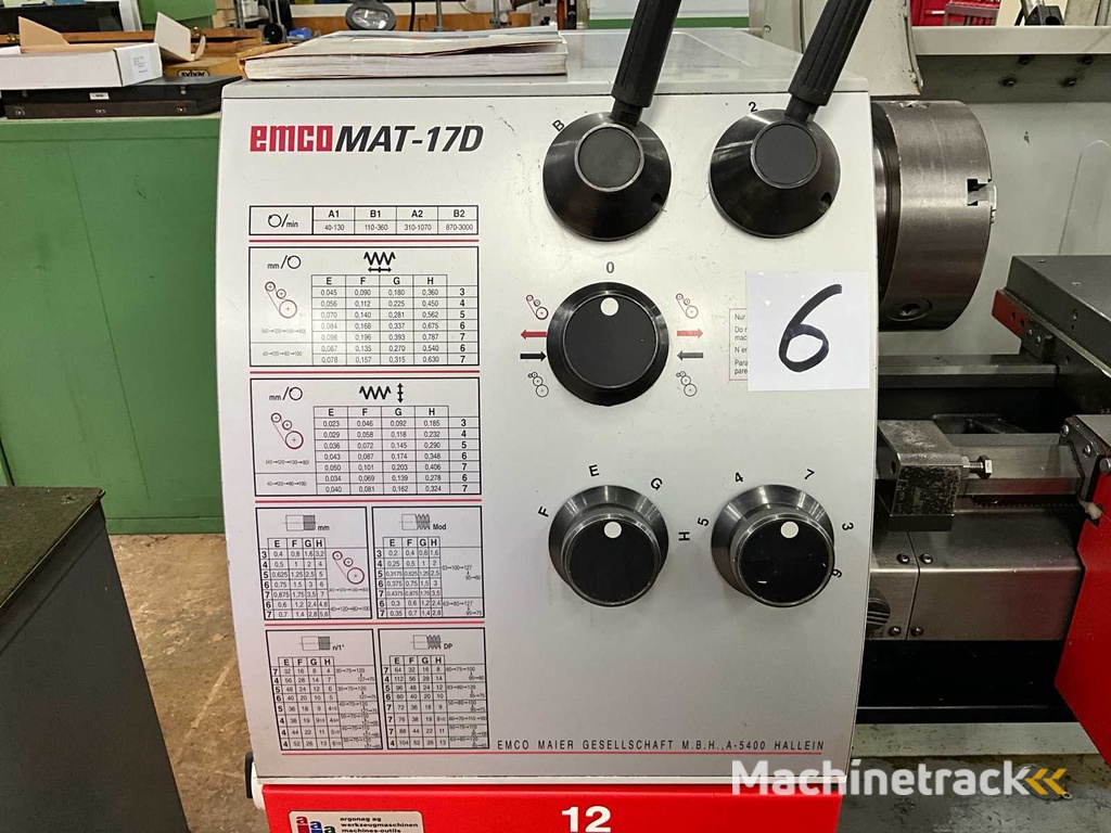 (C-1005) 2002 Emco MAT-17D Universal-Drehmaschine