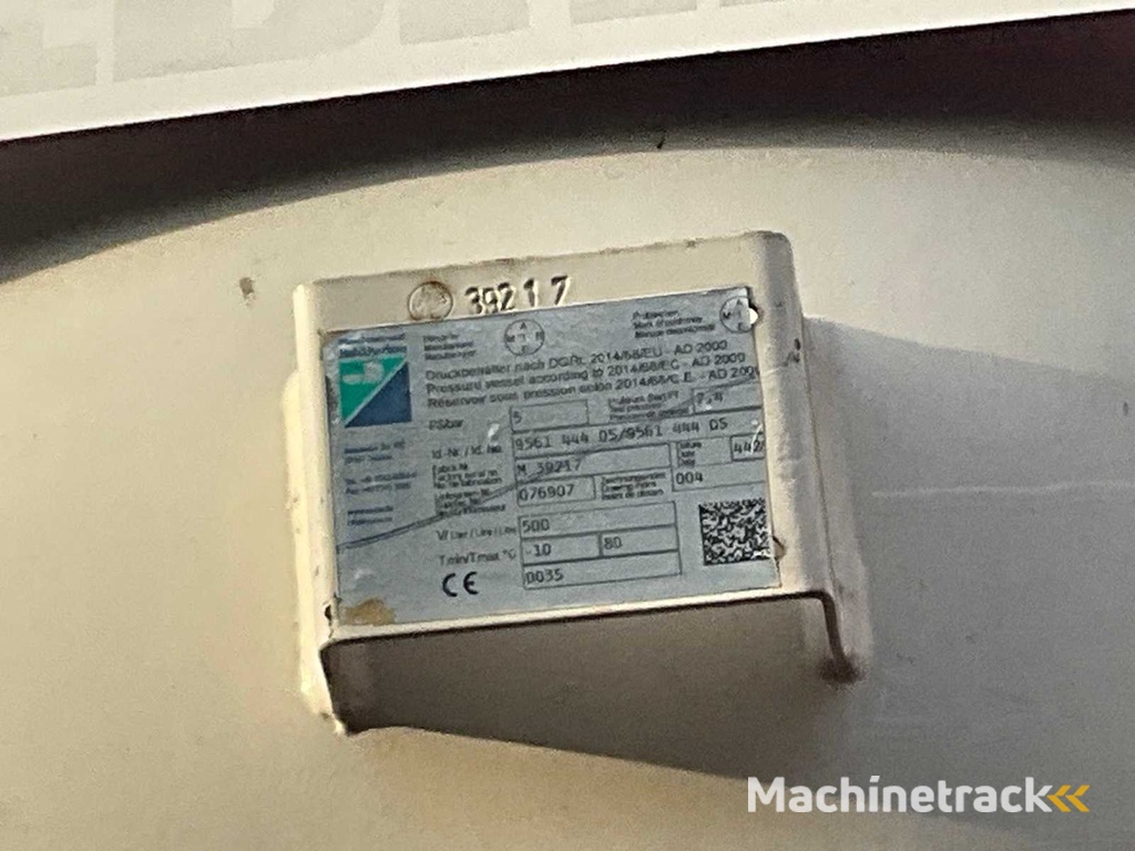 2007 Van hool 3B2021 Betonmixer Oplegger