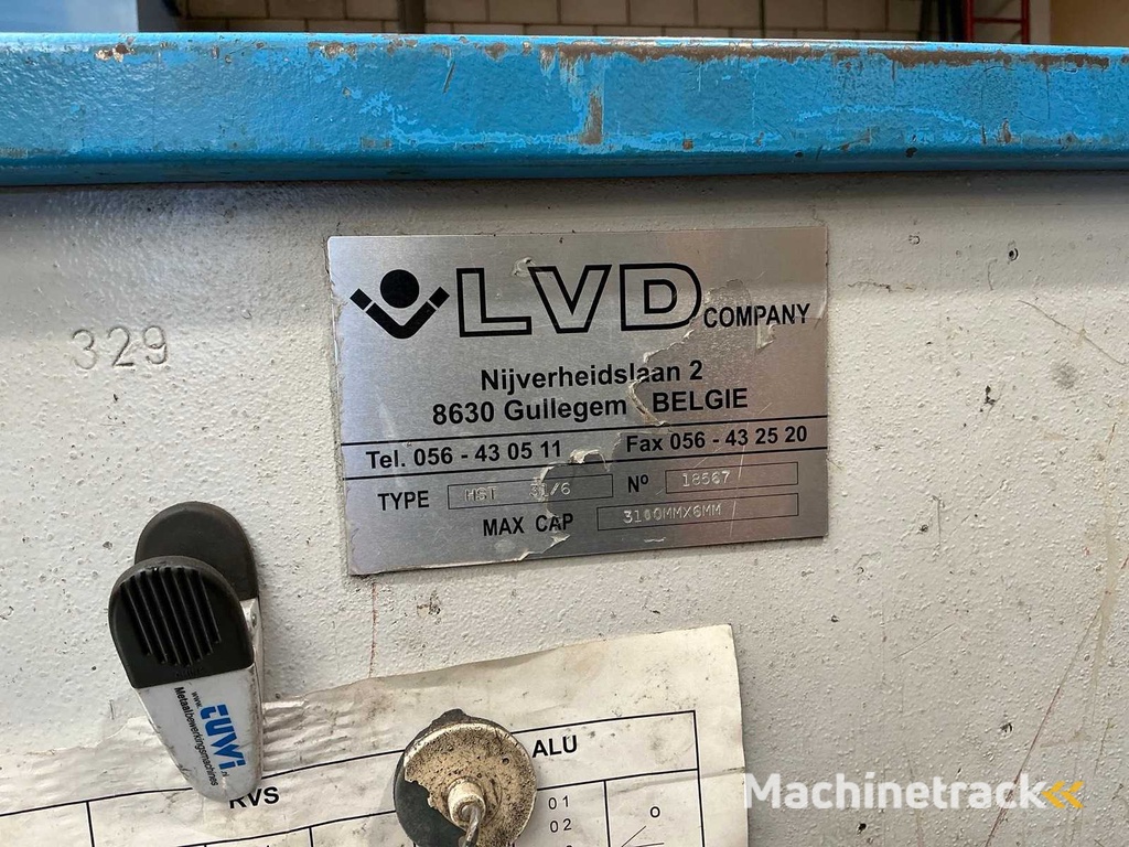 LVD HST 31/6 Guillotine Shear