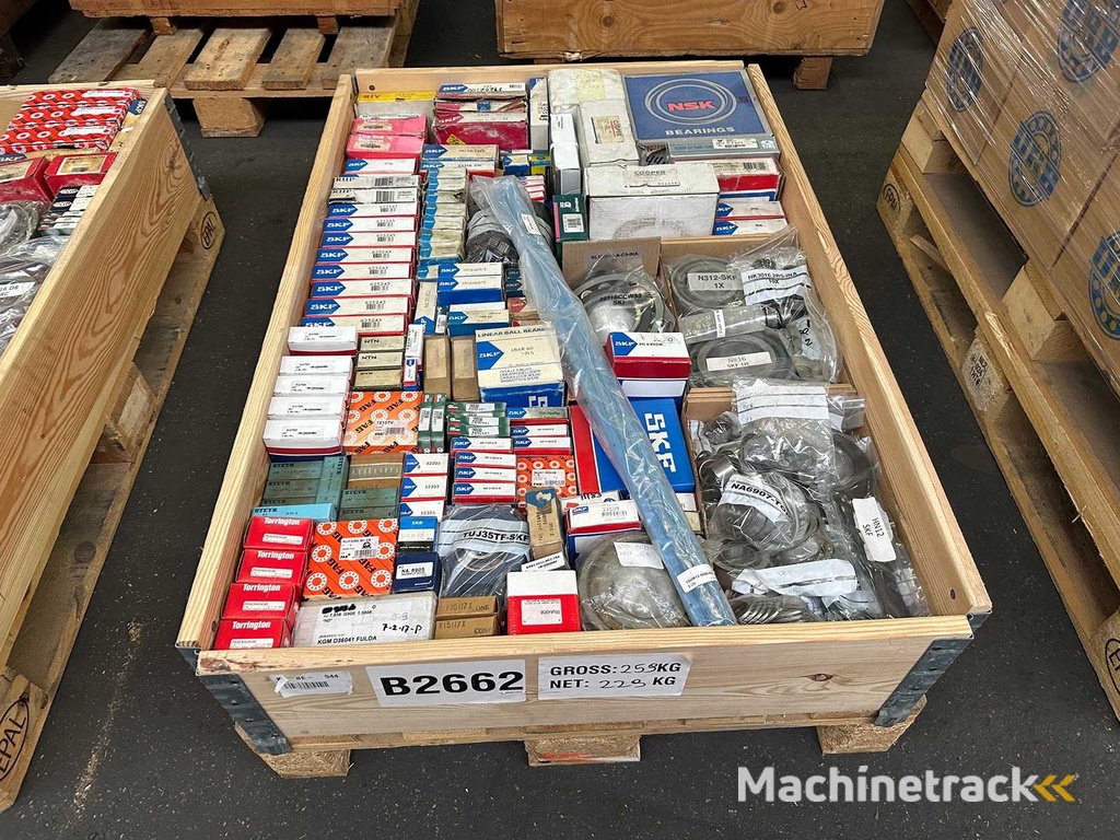 229 kg net bearings from SKF, FAG, INA, NTN, NSK, IKO, RHP, Koyo, Torrington and others