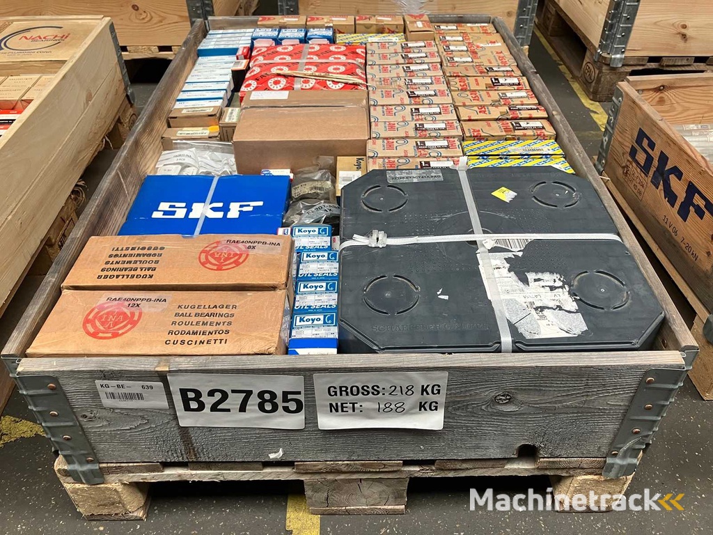 188 kg net bearings from SKF, FAG, INA, NTN, SNR, NSK, Koyo, Torrington and others