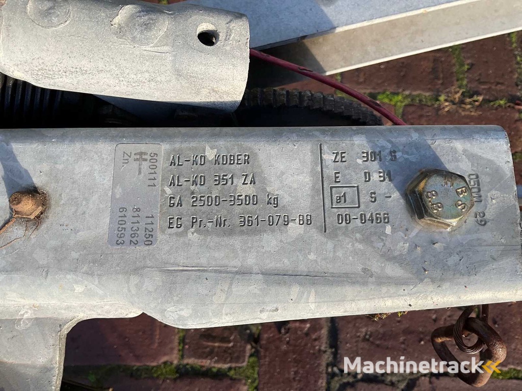 2012 Hulco Rota-2 Schamelaanhangwagen