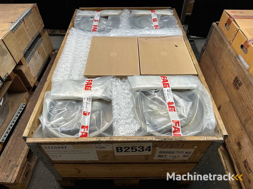 4x F-582248.ZL large FAG Bearings - 497 kg net