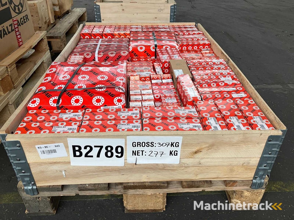 277 kg net bearings from FAG, INA and others