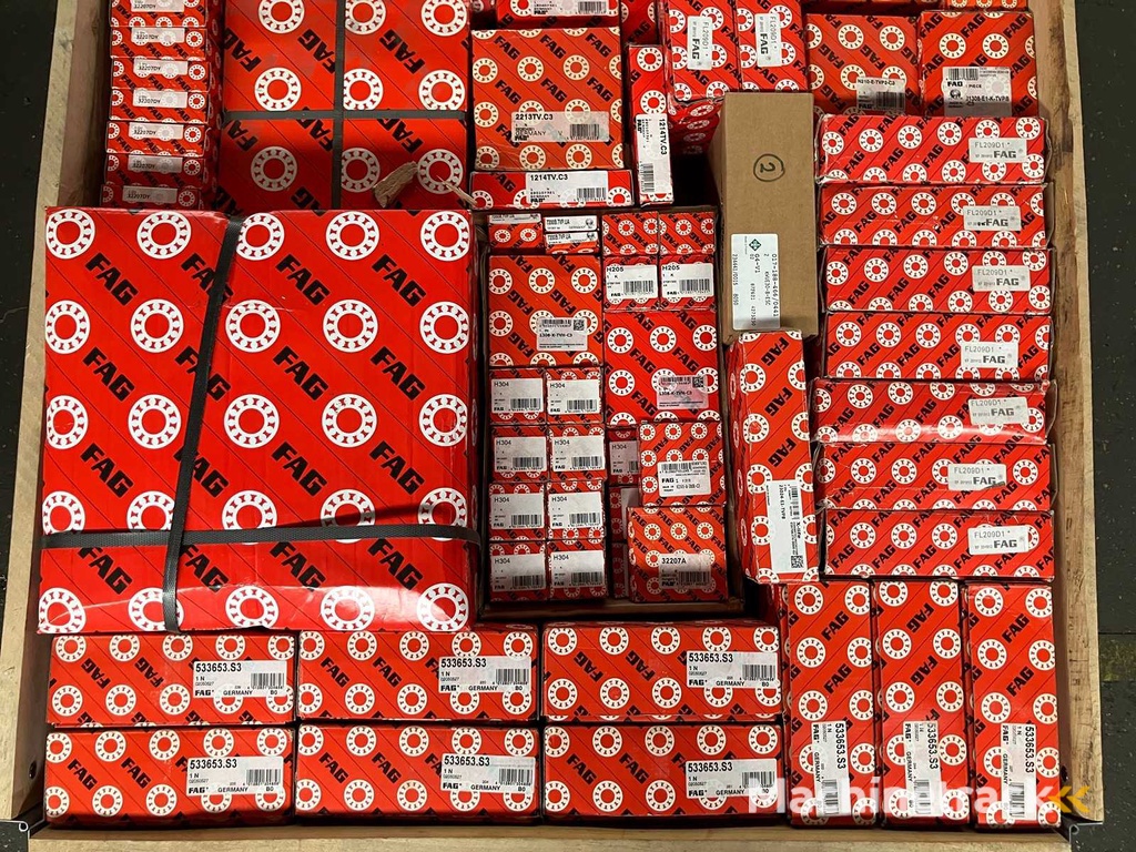 277 kg net bearings from FAG, INA and others