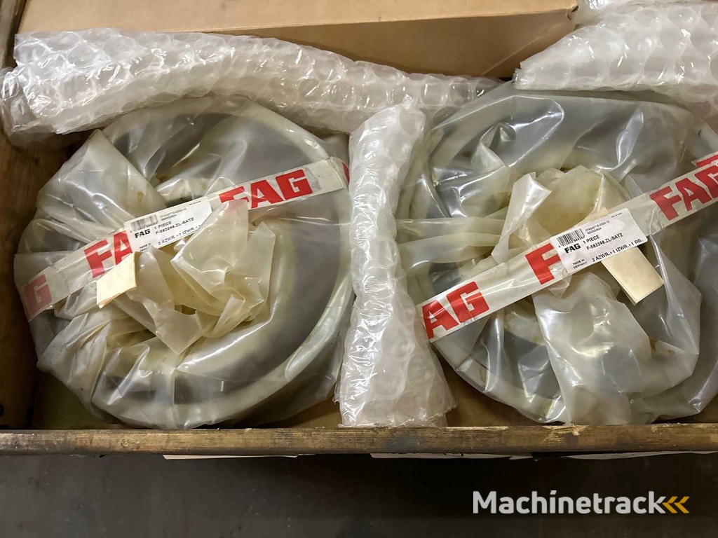 4x large  FAG Bearings - 496 kg net