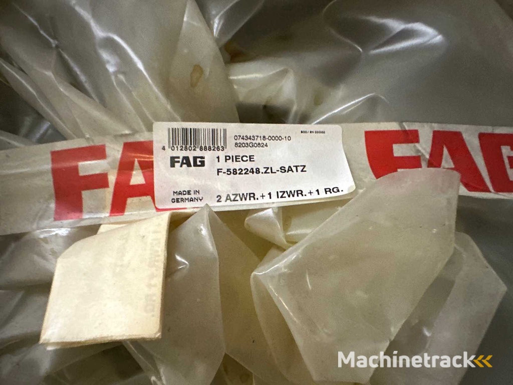 4x large  FAG Bearings - 496 kg net