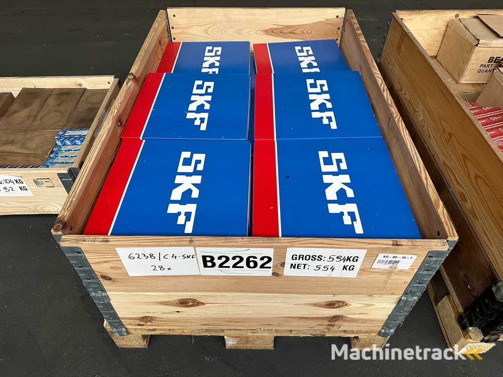 28x 6238/C4 SKF Bearings - 554 kg net