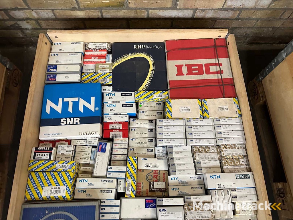 222 kg net bearings from NTN, SNR, NSK, IKO, RHP, Koyo, Torrington, NKE and others