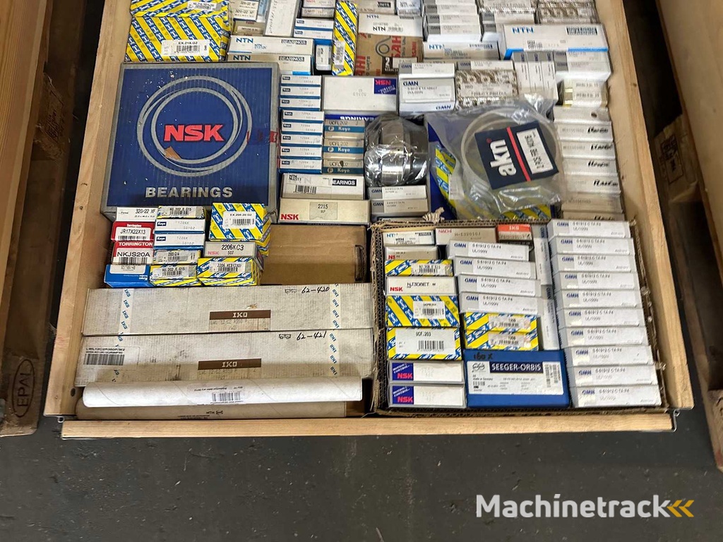 222 kg net bearings from NTN, SNR, NSK, IKO, RHP, Koyo, Torrington, NKE and others