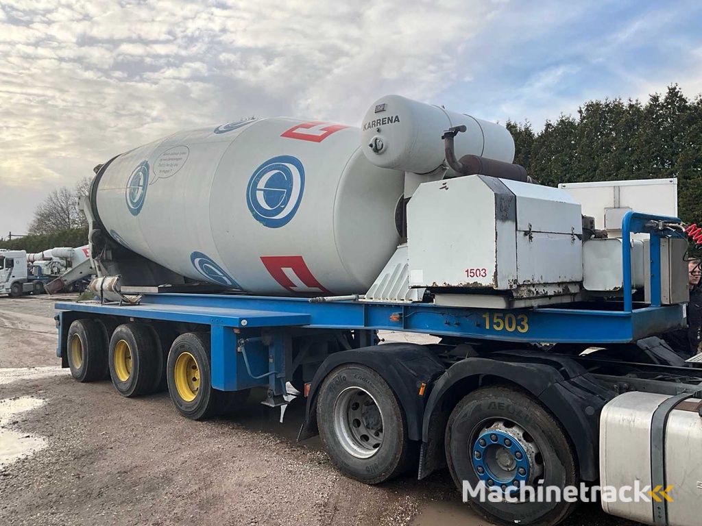 2004 Floor FLO-17-30H2 Concrete Mixer Semi-Trailer Karrena