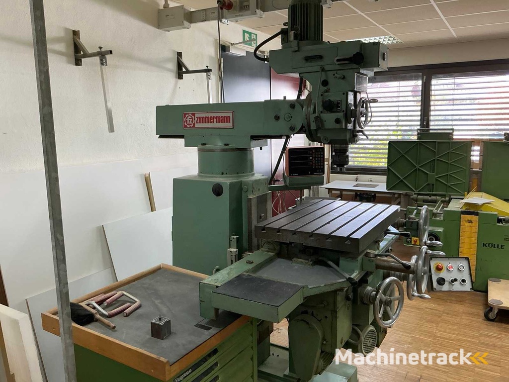 1988 Zimmermann FZ5 Universal Senkrechtfräsmaschine