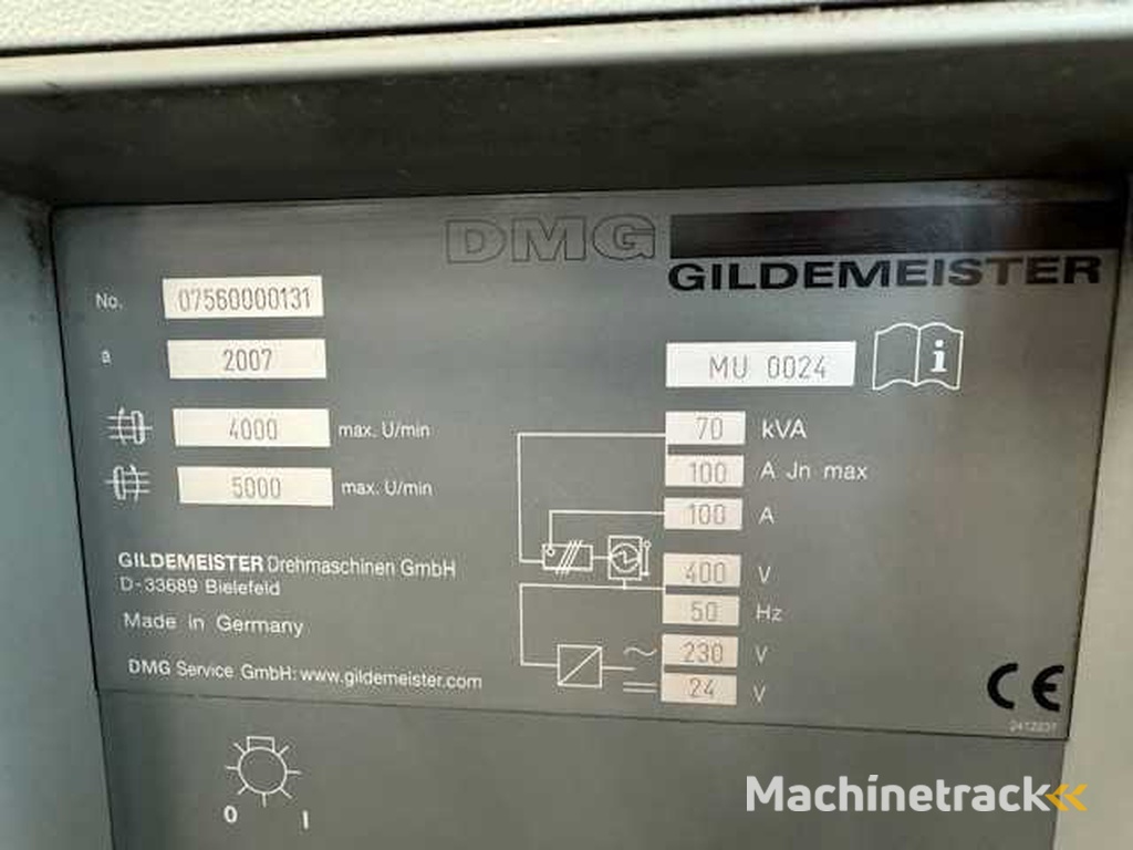 2007 DMG Gildemeister GMX 200 CNC-Drehmaschine