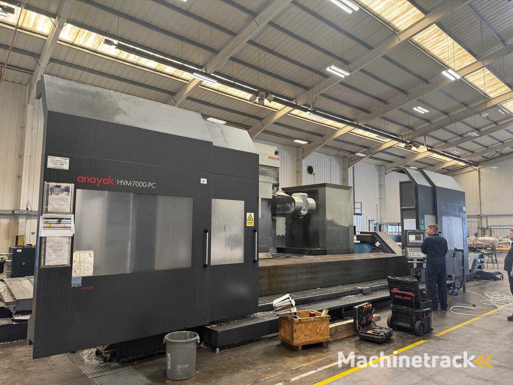 2009 Anayak HVM-7000-PC Bettfräsmaschine