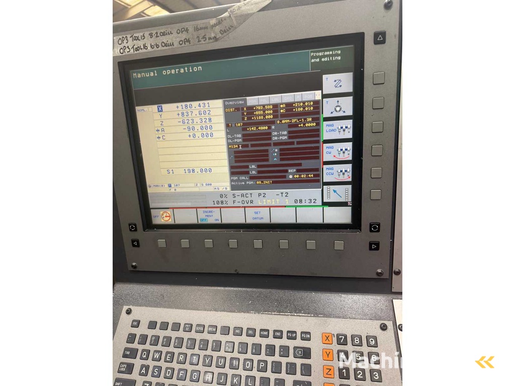 2009 Anayak HVM-7000-PC Bettfräsmaschine