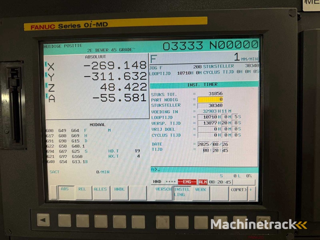 2012 Hwacheon Vesta 1050B 4-Achsen-Vertikal-Bearbeitungszentren