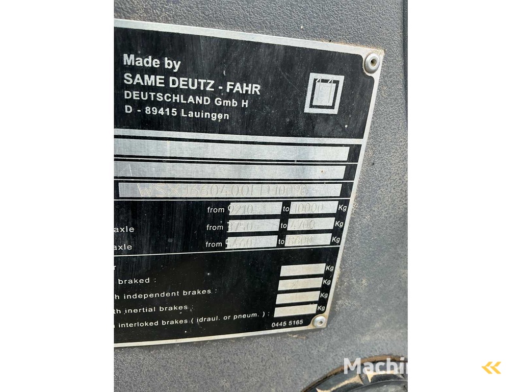 Deutz-Fahr Agrotron M640 Tractor