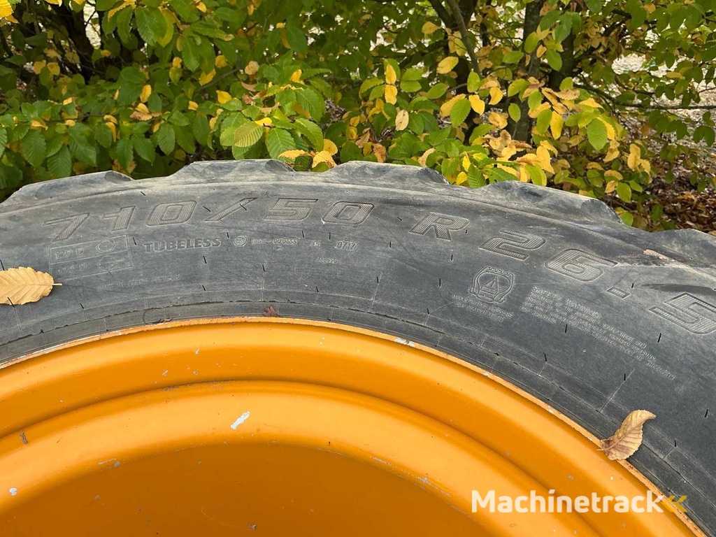 Mitas Agriterra 02 Agri aanhangerbanden met velg (4x)