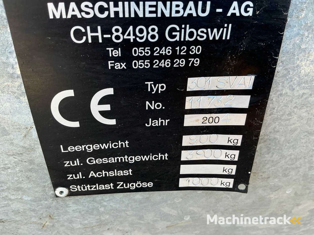 2004 Saco 301SVAT Mistwagen