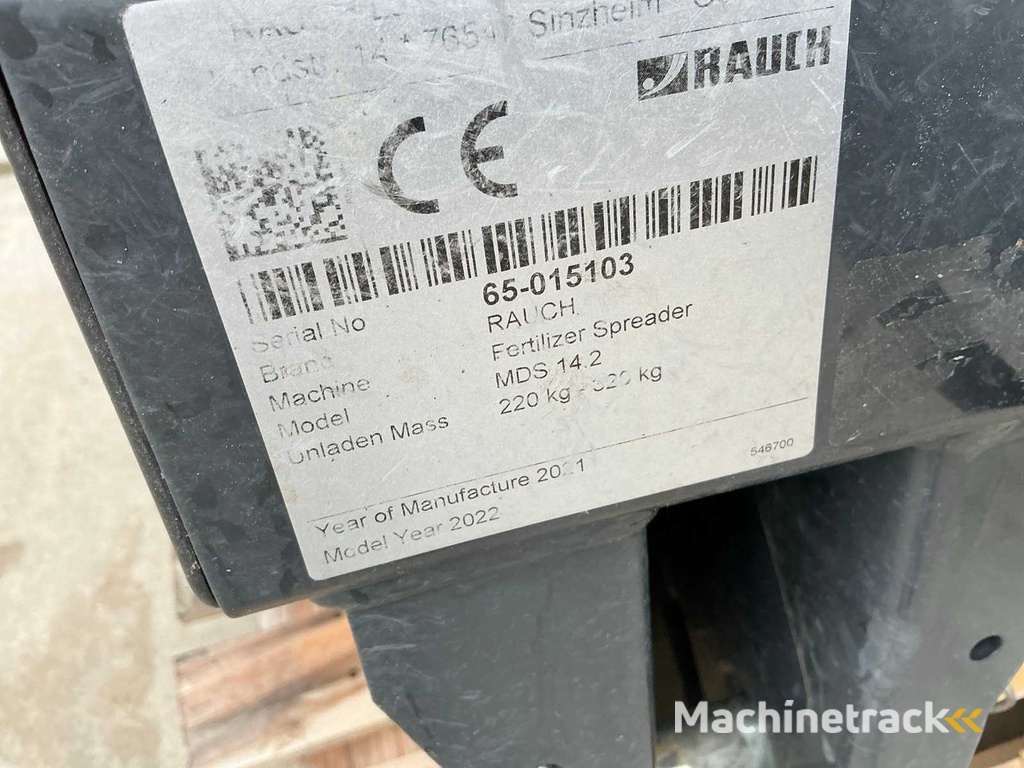 Rauch MDS 14.2 Angebauter Düngerstreuer