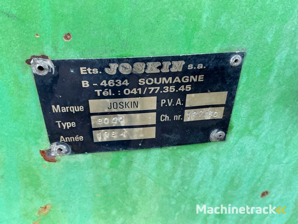 Joskin 8000 Aalton