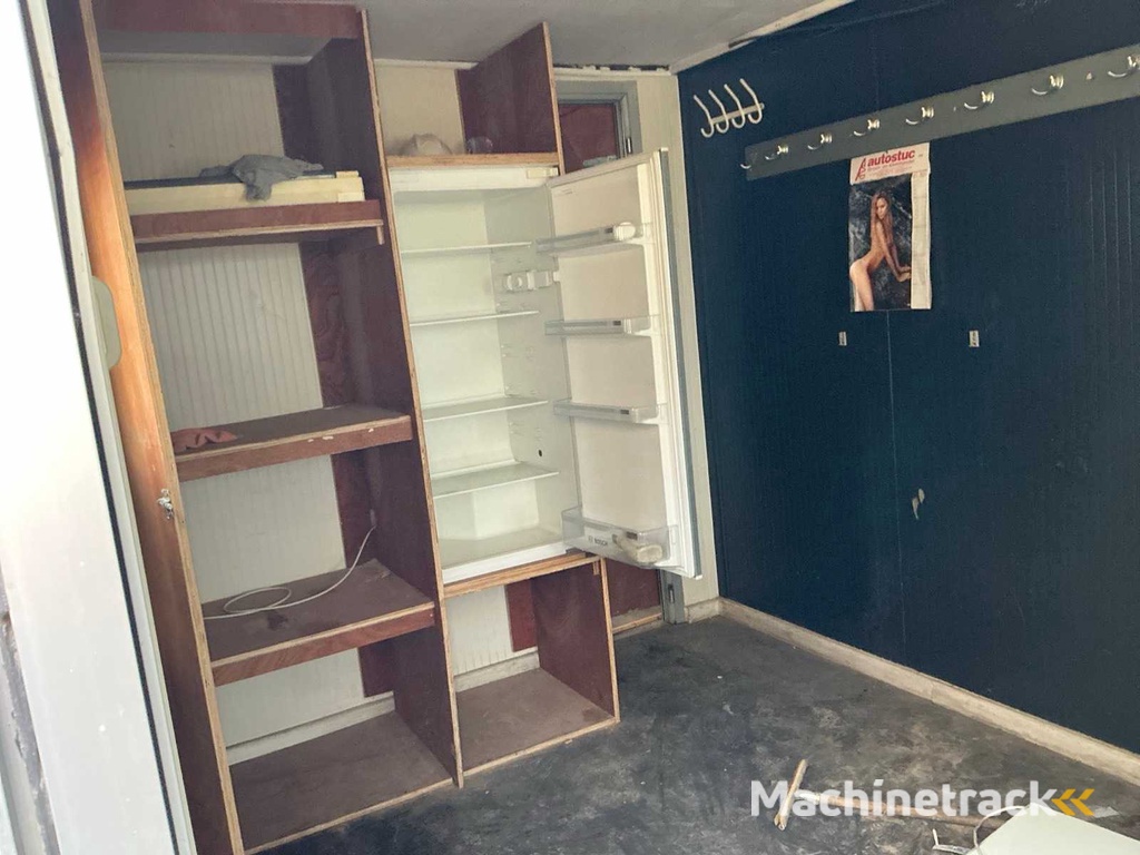 Baustellenhütte auf Klimmzugschlitten