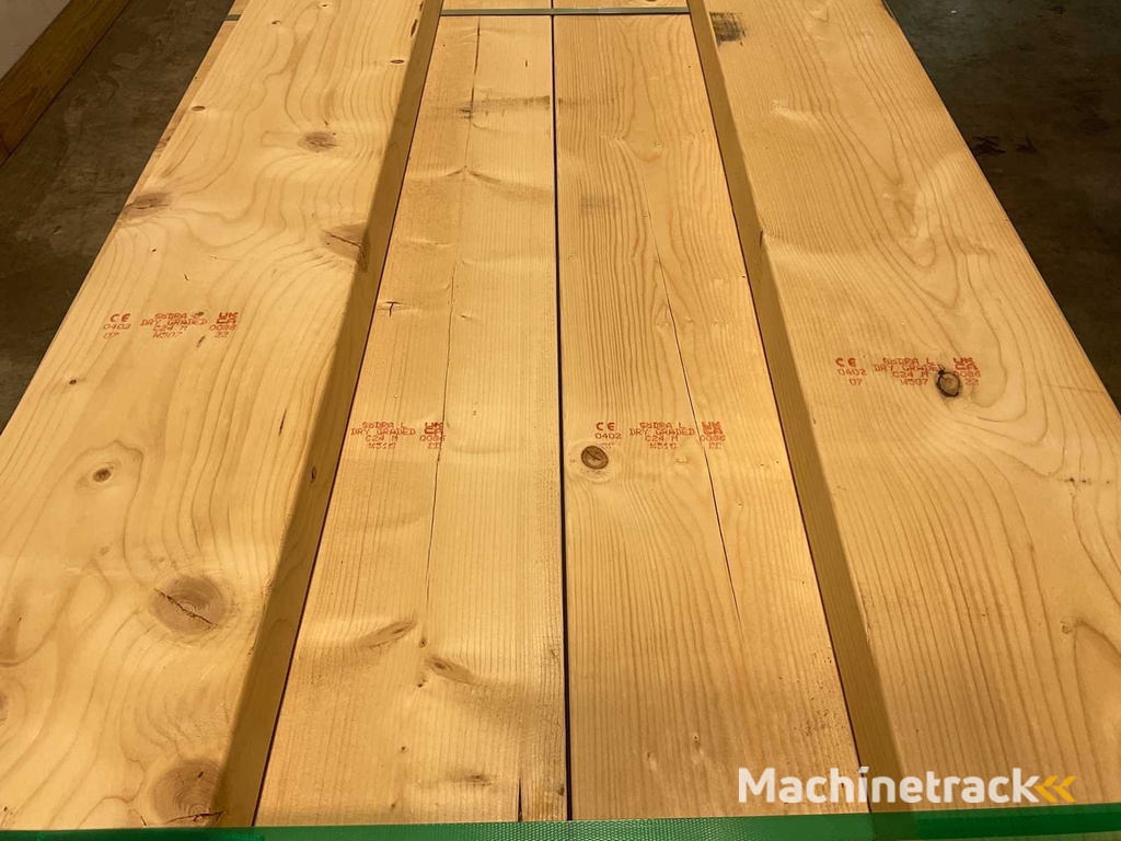 Gehobelter Fichtenbalken 450x25x7,5 cm (20x)