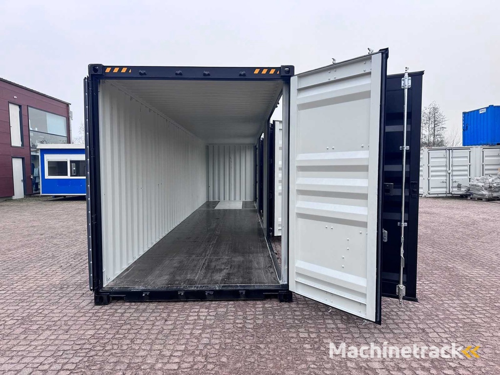 40 ft High Cube HQ / 12 Meter Lagercontainer mit 3 Seitentüren