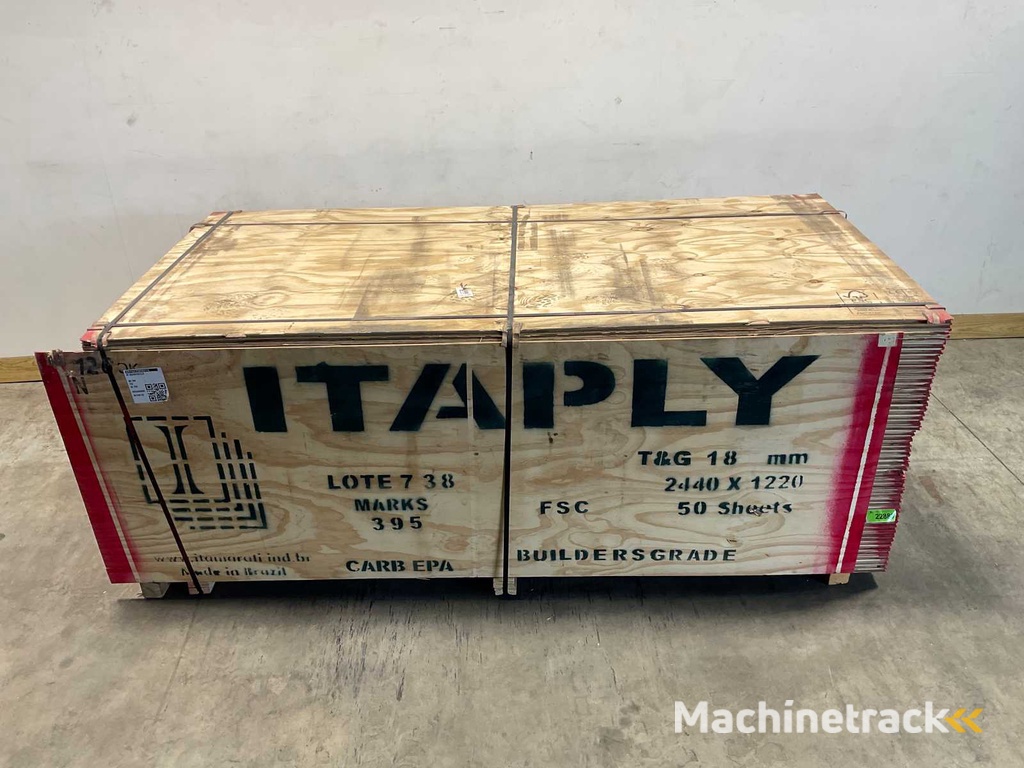 Unterlagsplatte mit Nut und Feder 2440x1220x18 mm (50x)