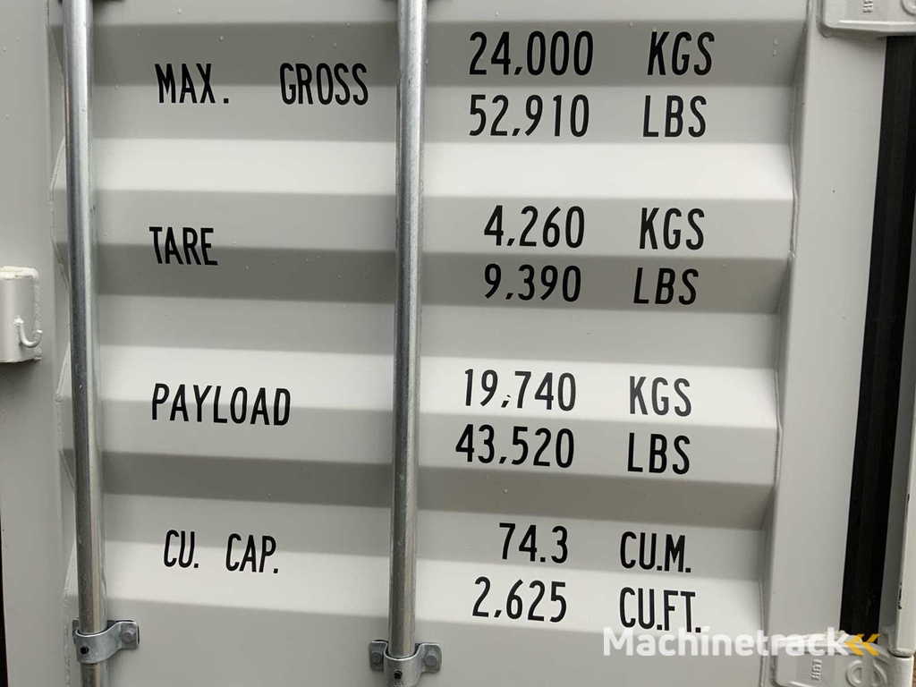 QP-SOSQ-1602 Vorratsbehälter 40ft High Cube mehrtürig