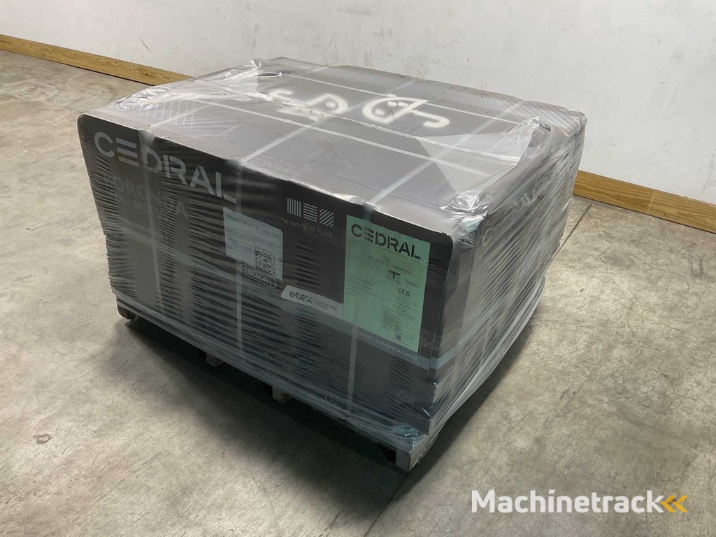 Cedral Schiefer - Brandklasse A2 - Dunkelgrau - 45x32 cm (1320x)
