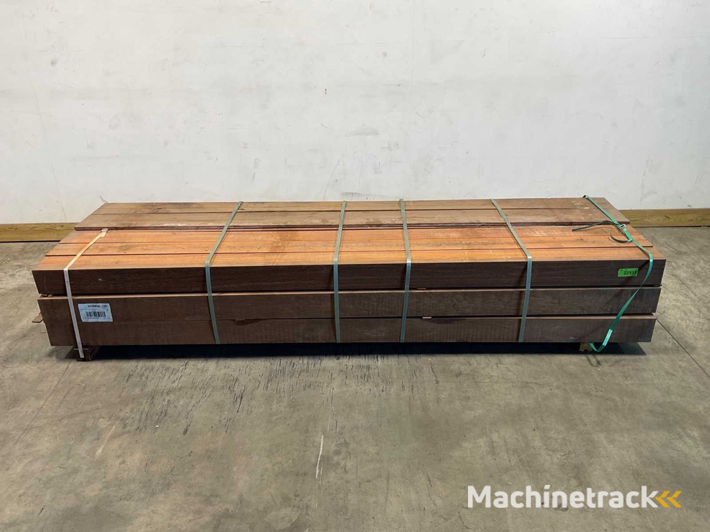 Azobé Stange mit Diamantkopf 300x14x14 cm (18x)
