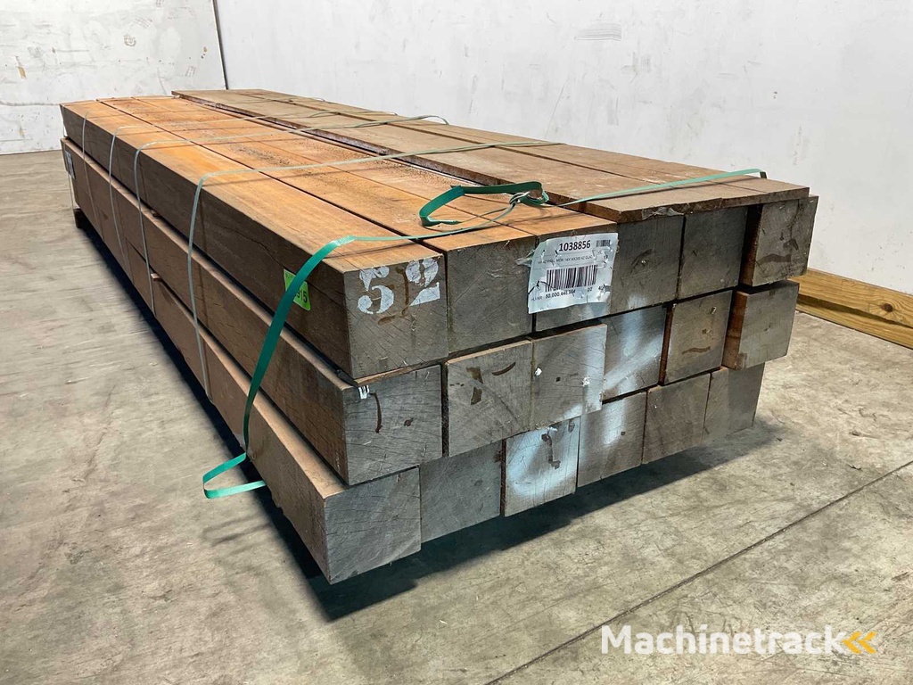 Azobé Stange mit Diamantkopf 300x14x14 cm (18x)
