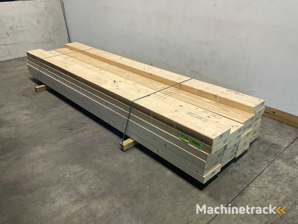 Gehobelter Fichtenbalken 375x25x7,5 cm (25x)