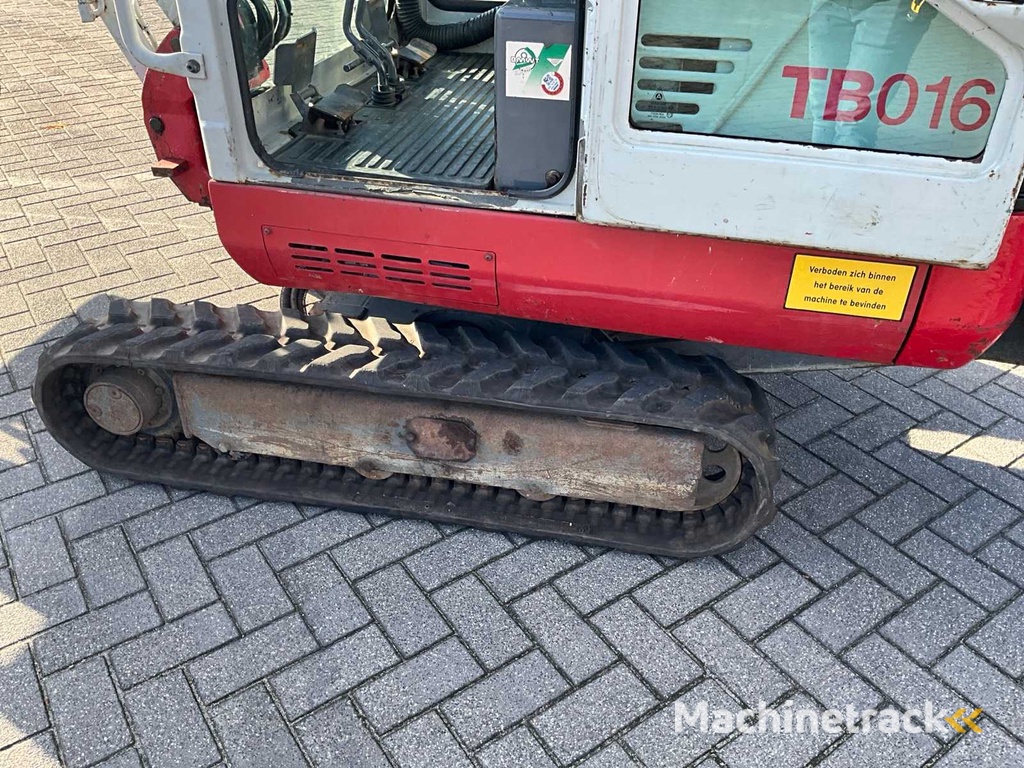 2007 Takeuchi TB016 Minibagger