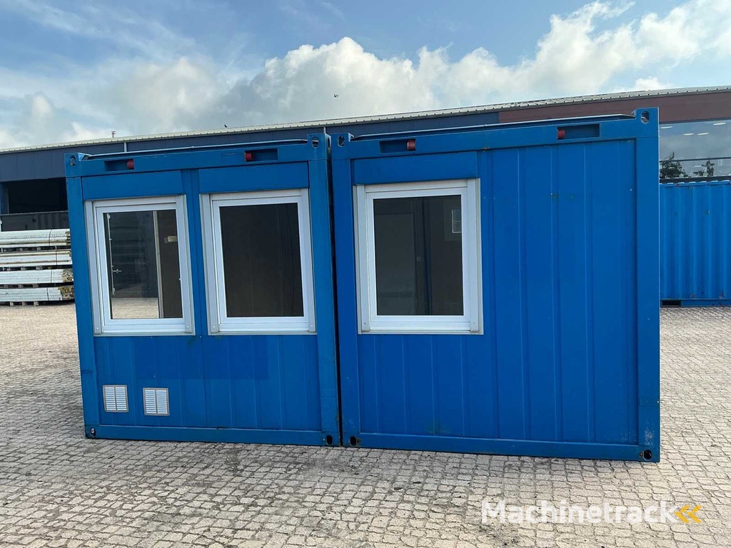 CTX Containex 20 ft Büroeinheit, angebaut (2x)