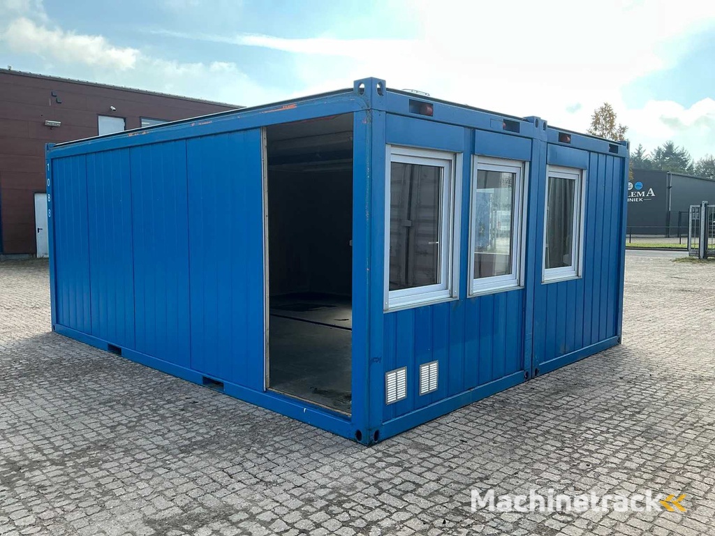 CTX Containex 20 ft Büroeinheit, angebaut (2x)