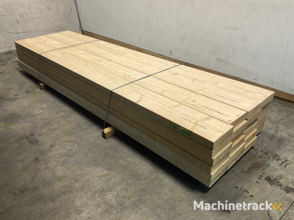 Gehobelter Fichtenbalken 375x25x7,5 cm (26x)