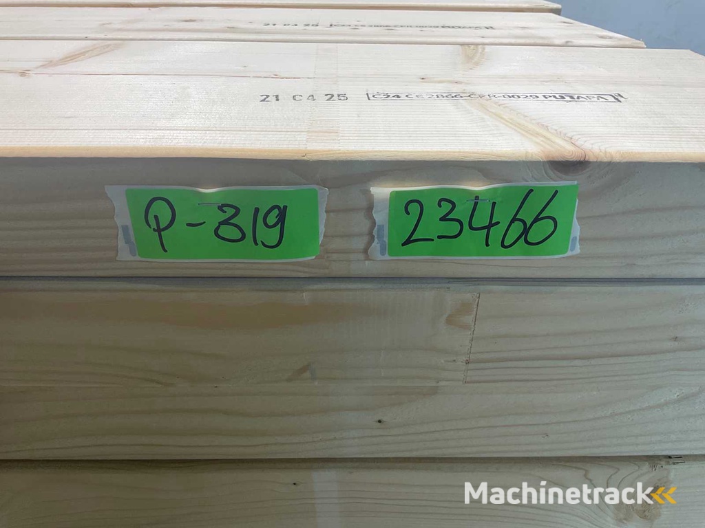 Gehobelter Fichtenbalken 375x25x7,5 cm (26x)