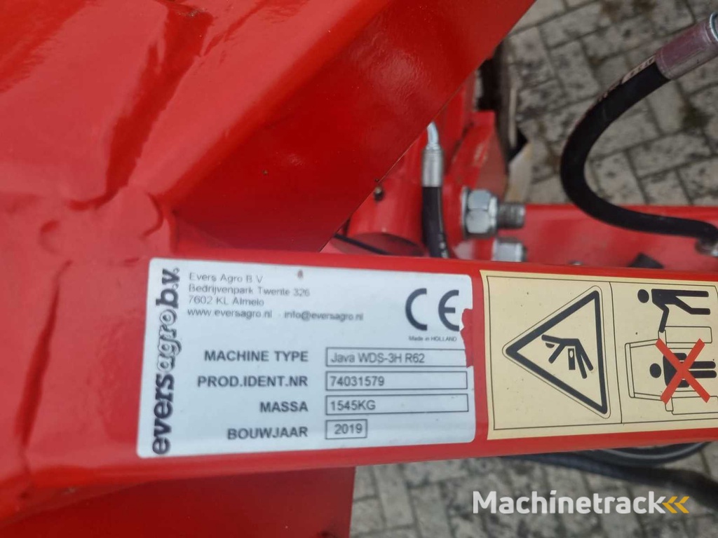 2019 Evers Java VDS 3.1 HR62 Cultivator