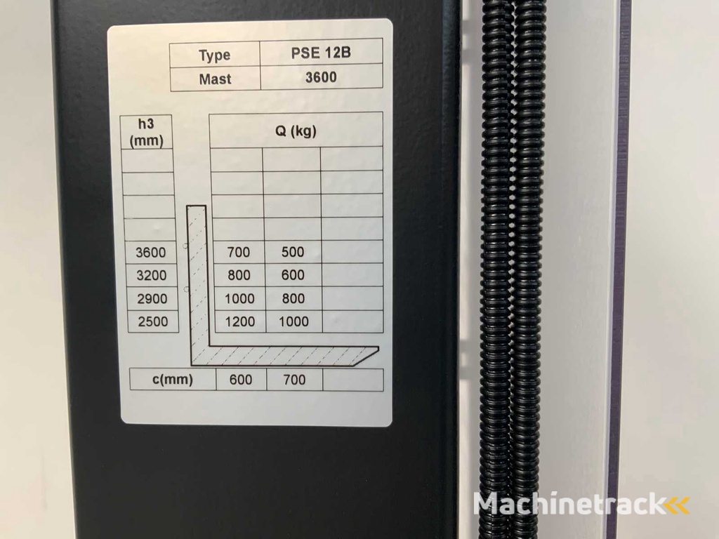 Noblelift - PSE12B36 - Stapelaar 3.6M