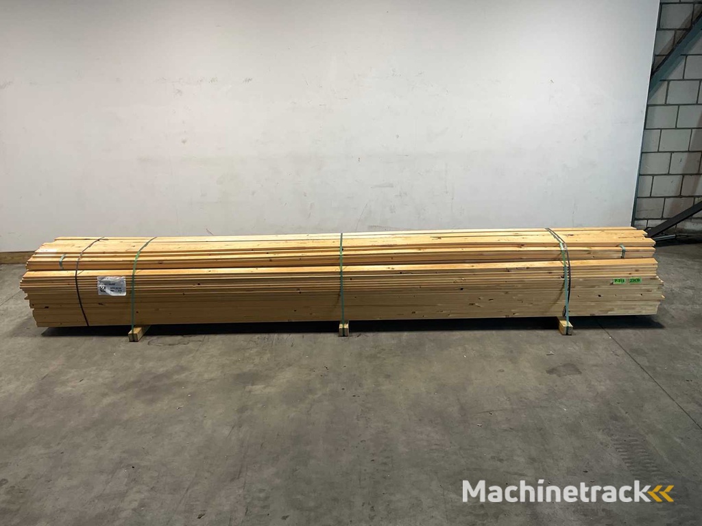 Vuren plank geschaafd 480x10x2 cm (194x)