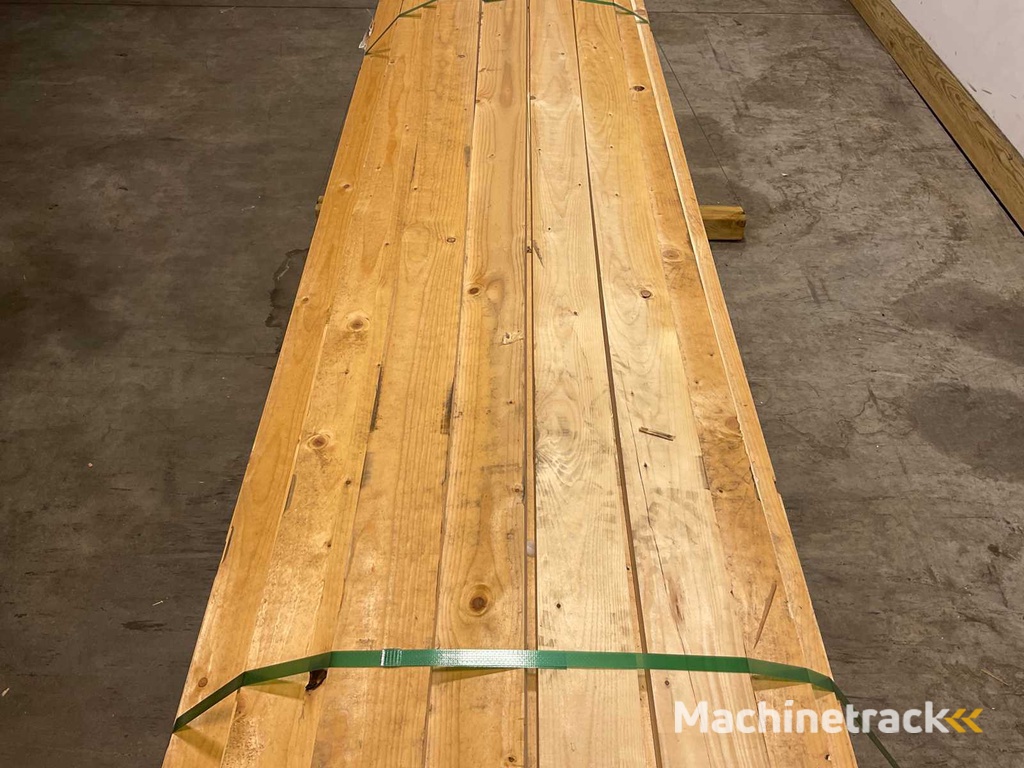 Vuren plank geschaafd 480x10x2 cm (194x)