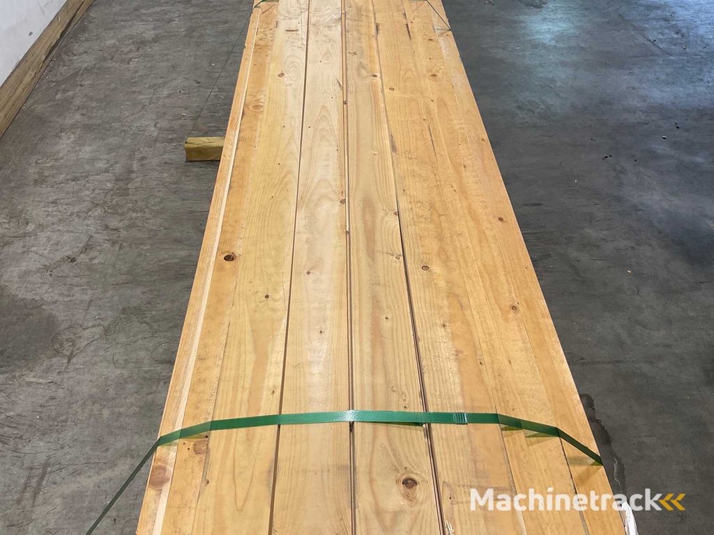 Vuren plank geschaafd 480x10x2 cm (194x)