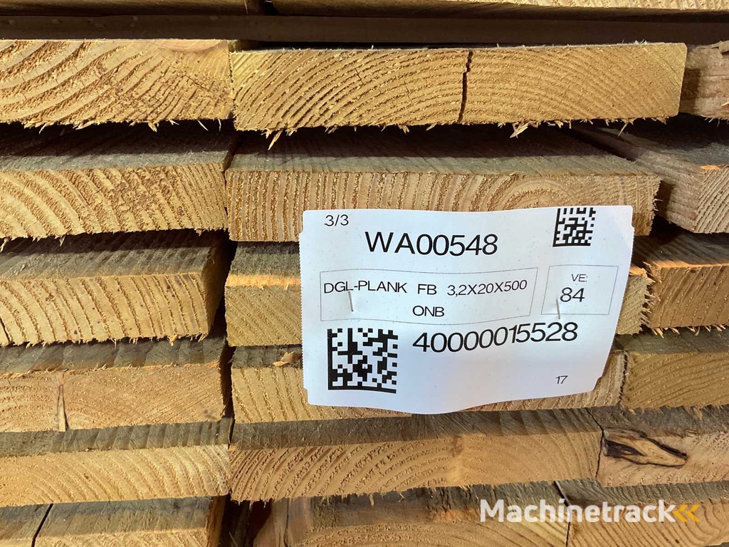 Douglas tuinplank fijnbezaagd 500x20x3,2 cm (84x)