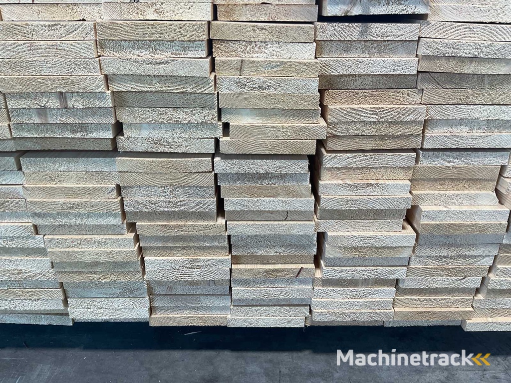 Vuren plank geschaafd 360x12,5x2 cm (245x)