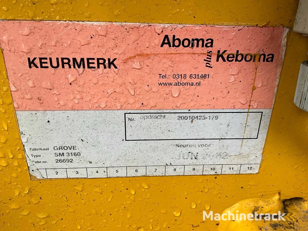 Grove SM 3160 Hoogwerker