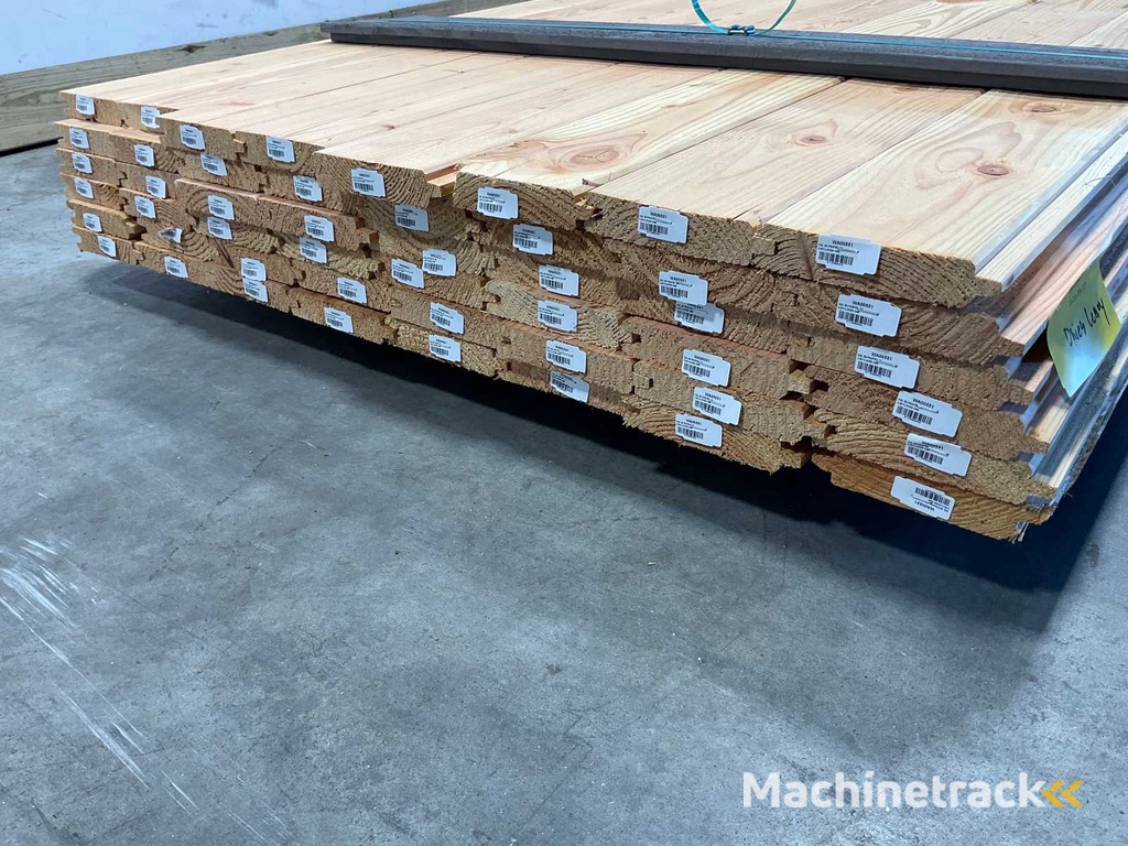 Douglas blokhutprofielplank geschaafd 300x14,5x2,8 cm (100x)